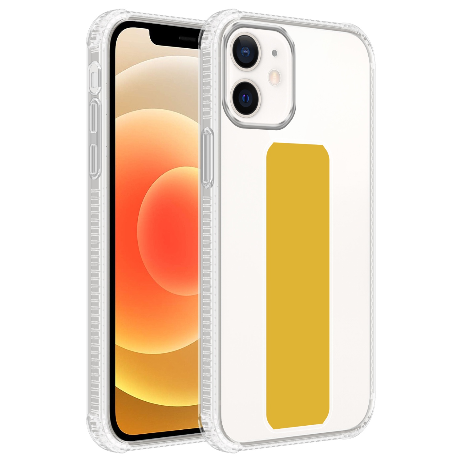 Case Compatible For Iphone 11 Protective Cover Flexible Tpu Silicone With Holder And Stand Function Case Cover