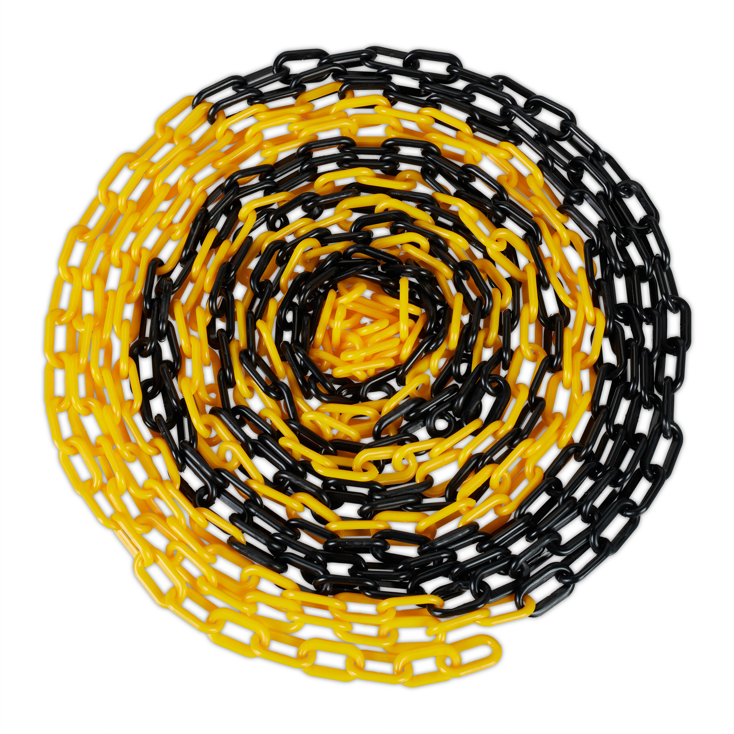 Image of Barrier Chain In Black/yellow - 50 Meters