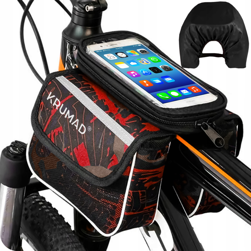 E-shop Fahrradtasche Gepäckträgertasche Lenkertasche mit Handyhülle Fahrradabdeckung