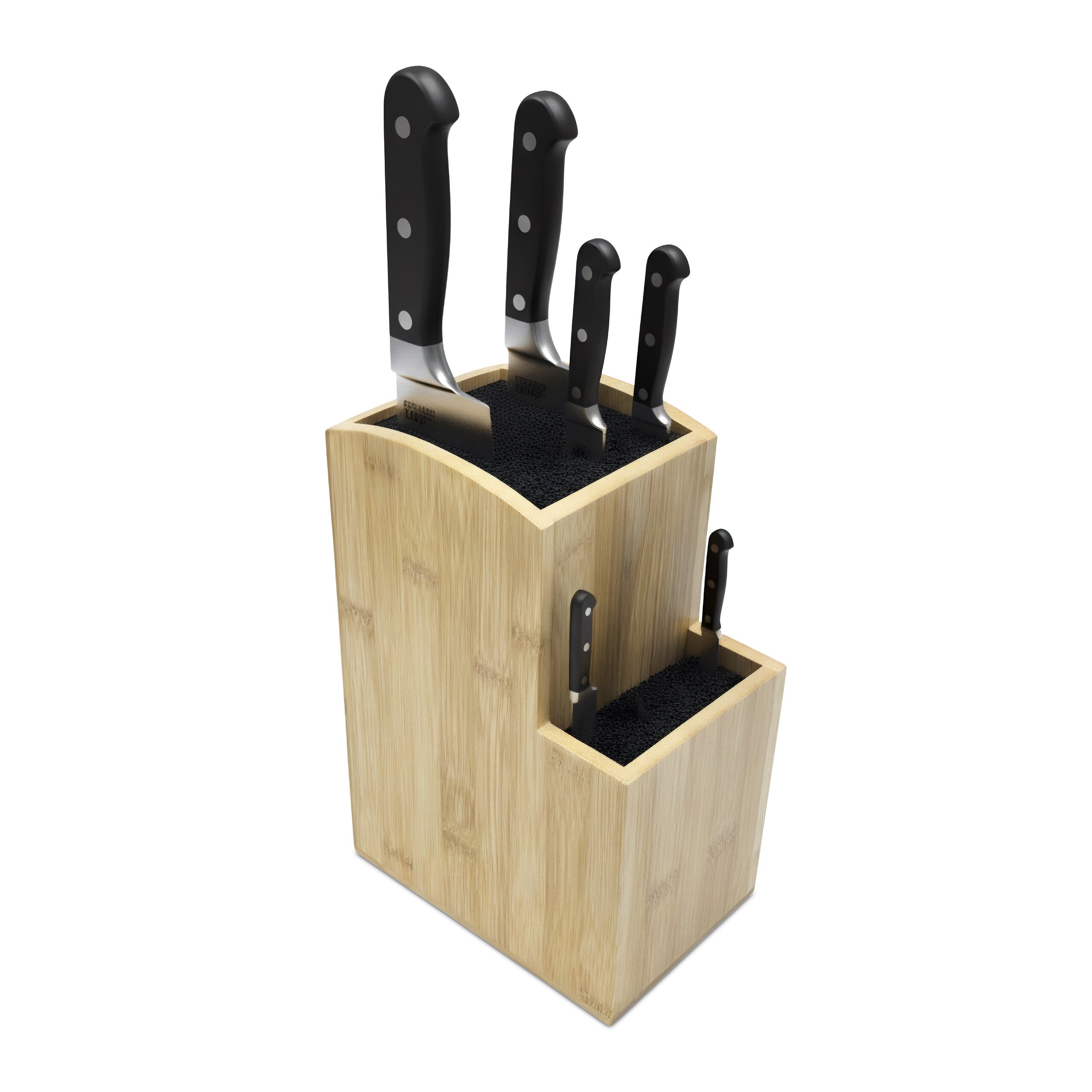 Chopping Board In Natural/black - (w)11.5 X (h)25.5 X (d)18 Cm