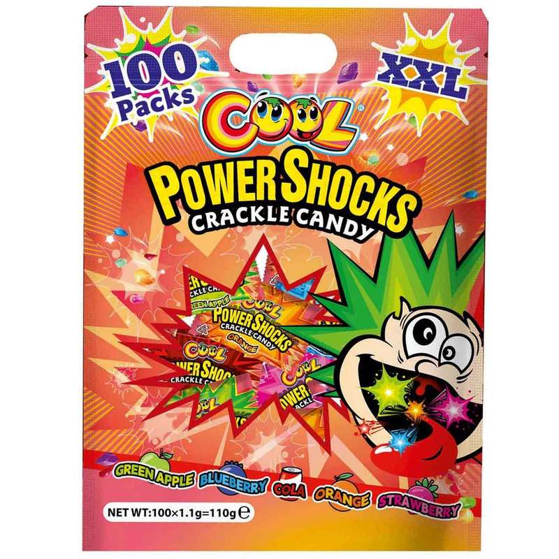 Image of Cool Power Shocks Crackle Candy 100er