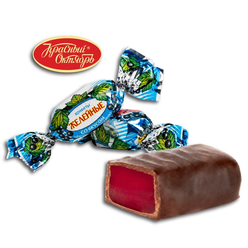 Image of Red October Jelly Confectionery With Cranberry Flavor, In High-cocoa Fat Glaze 200g