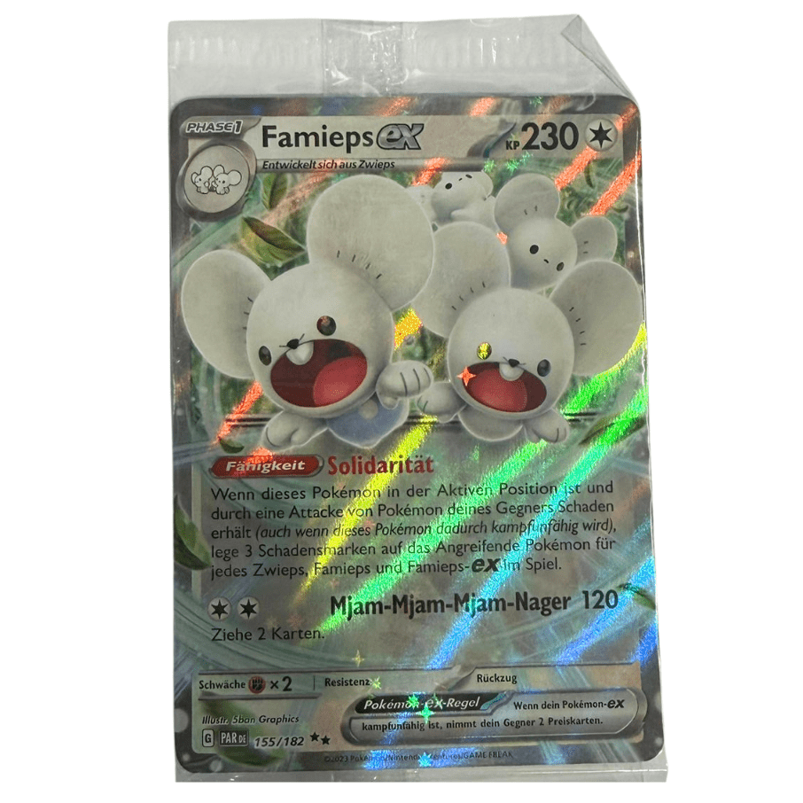 E-shop Famieps ex 155/182 | Deutsch | Ultra Rare | Karmesin & | Original Pokémon Karte
