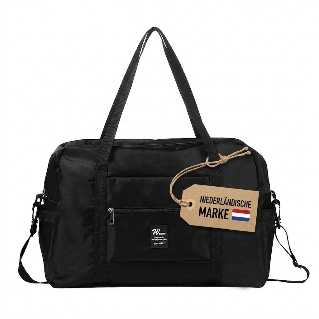 Image of Hand Luggage Travel Bag Cm Compatible With Easyjet – Foldable Under-seat Bag – Small Cabin Bag – Airplane Travel Bag