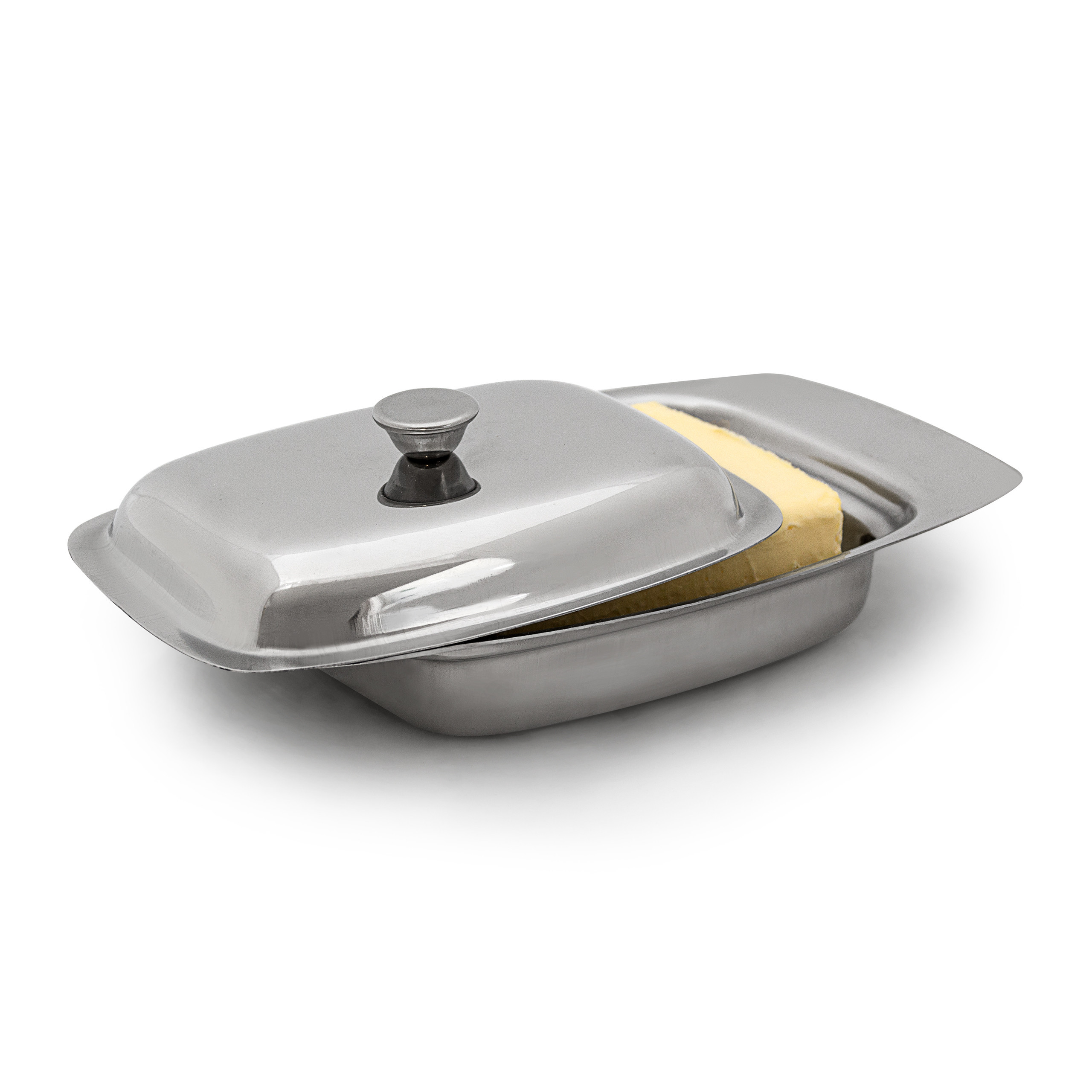 E-shop Butterdose in Silber - Butter