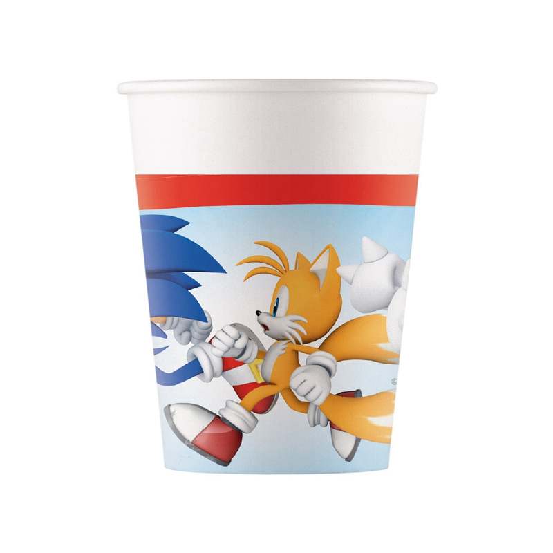 TEMU Vasos de Papel Sonic, 200 ml, 8 unidades