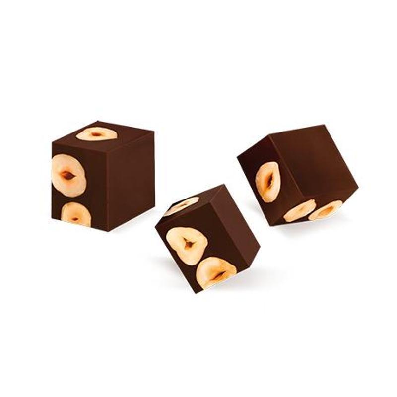 Image of Lindt 41% Nut Nuxor Mix Gianduja White Full Milk And Dark 500g Bag