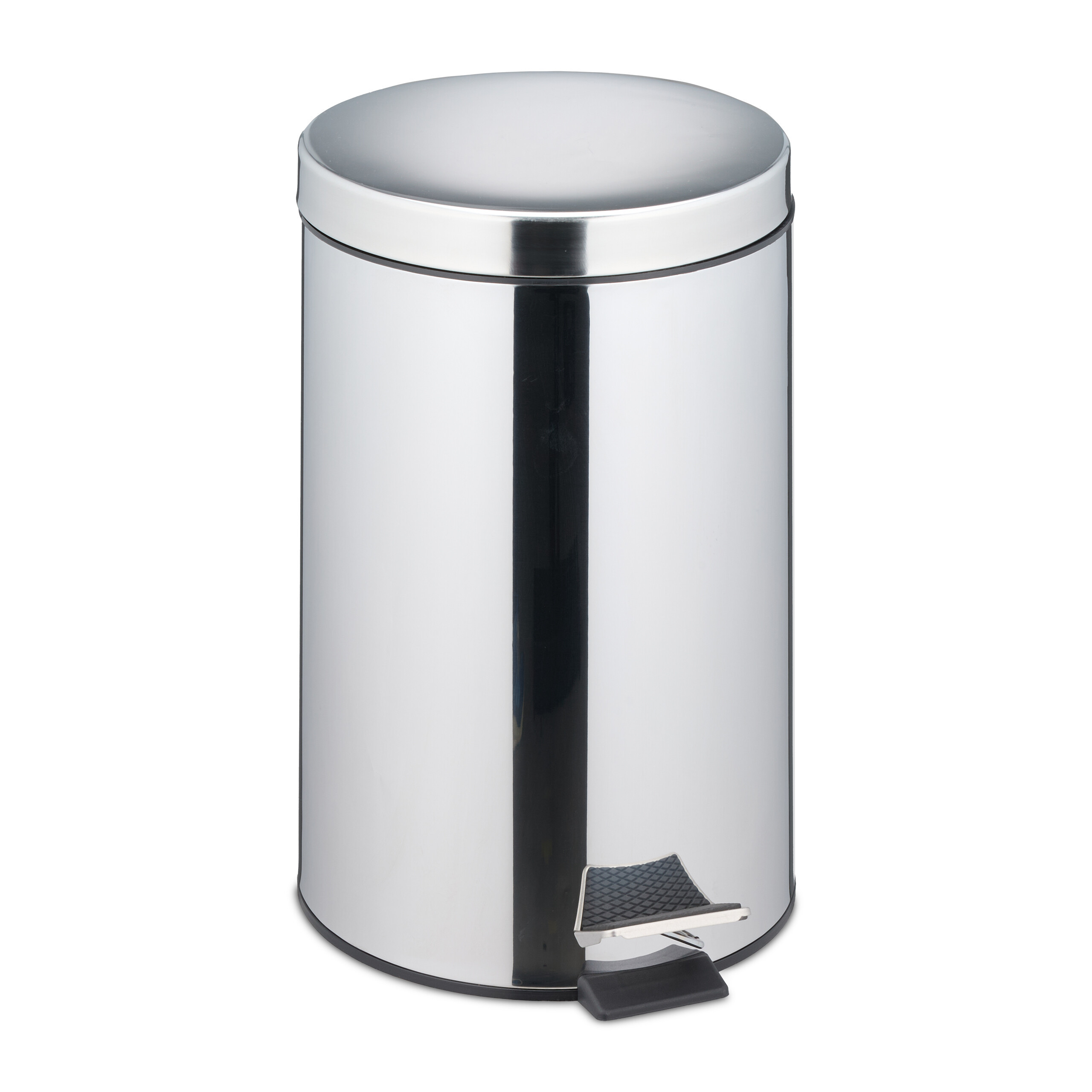 Silver Trash Can - 20