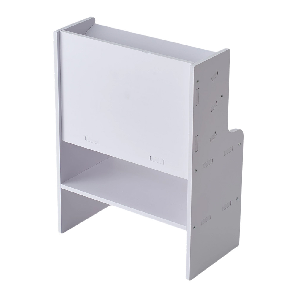 50cm Long Bookshelf Rack with Multi Storage Compartments