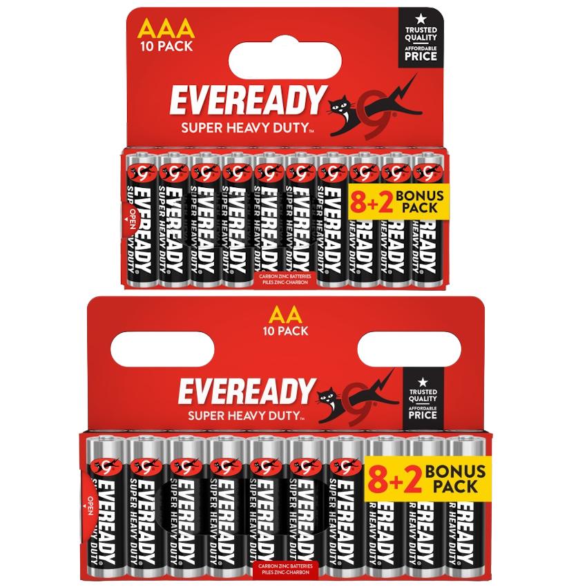 TEMU 10x Aa & 10x Aaa Duty Batteries (20x Batteries)
