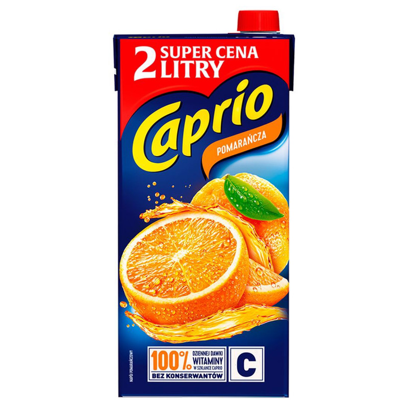 Caprio Orange Drink 2 Liters
