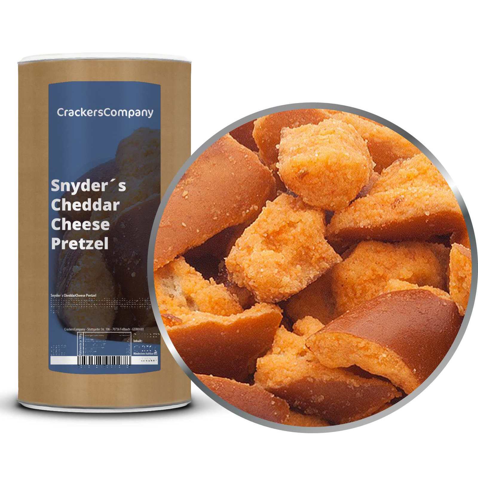 Cheddar-cheese-pretzel - Snack With Cheddar Cheese - From Crackerscompany