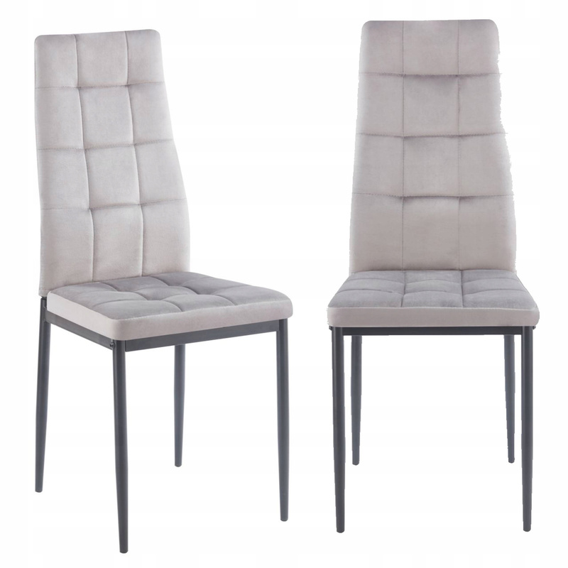 Image of K29-fx Velvet Chair In Gray
