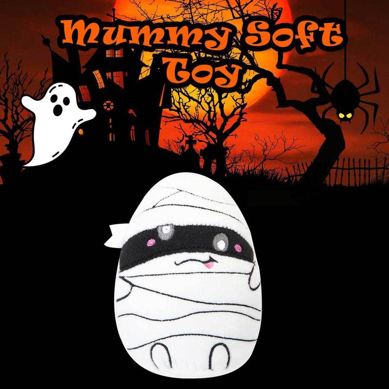 Mummy Soft Toy Halloween Themed Plush, 16cm x 10cm
