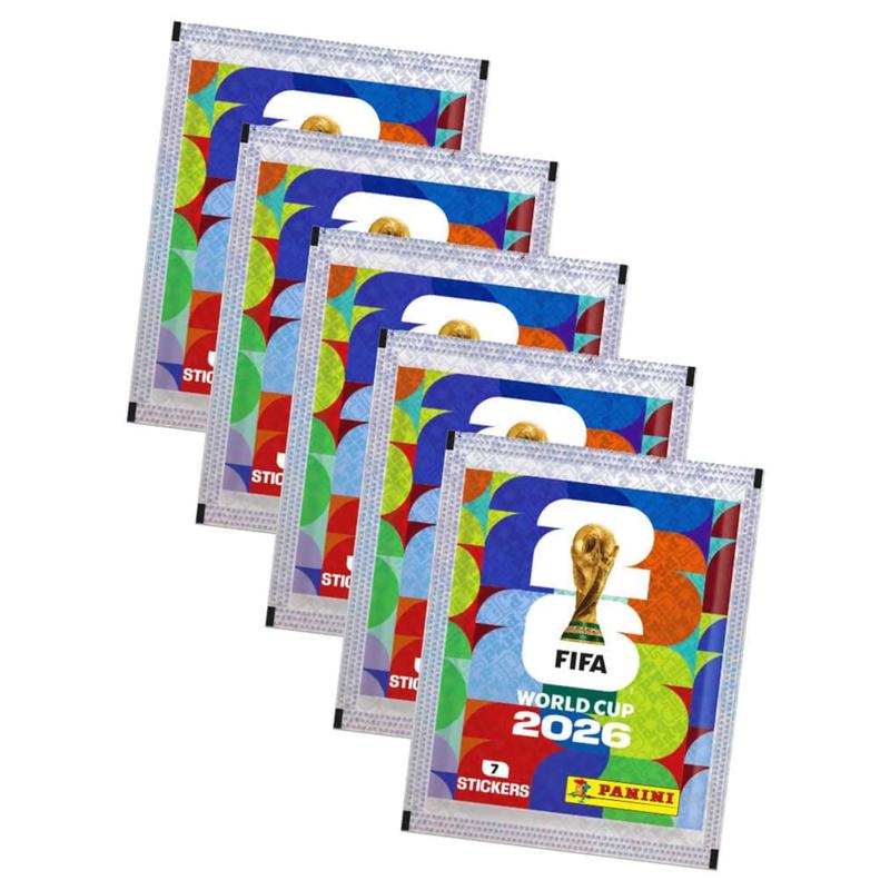 5-pack Official Fifa World Cup 2026™ Sticker Pack With 7 Stickers Each