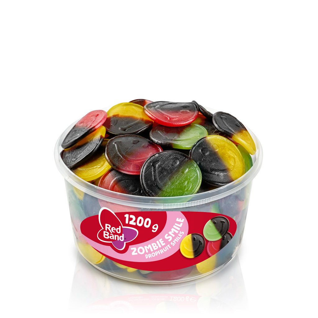 Red Band - Zombie Smile - Clear Plastic Container - 1.2kg