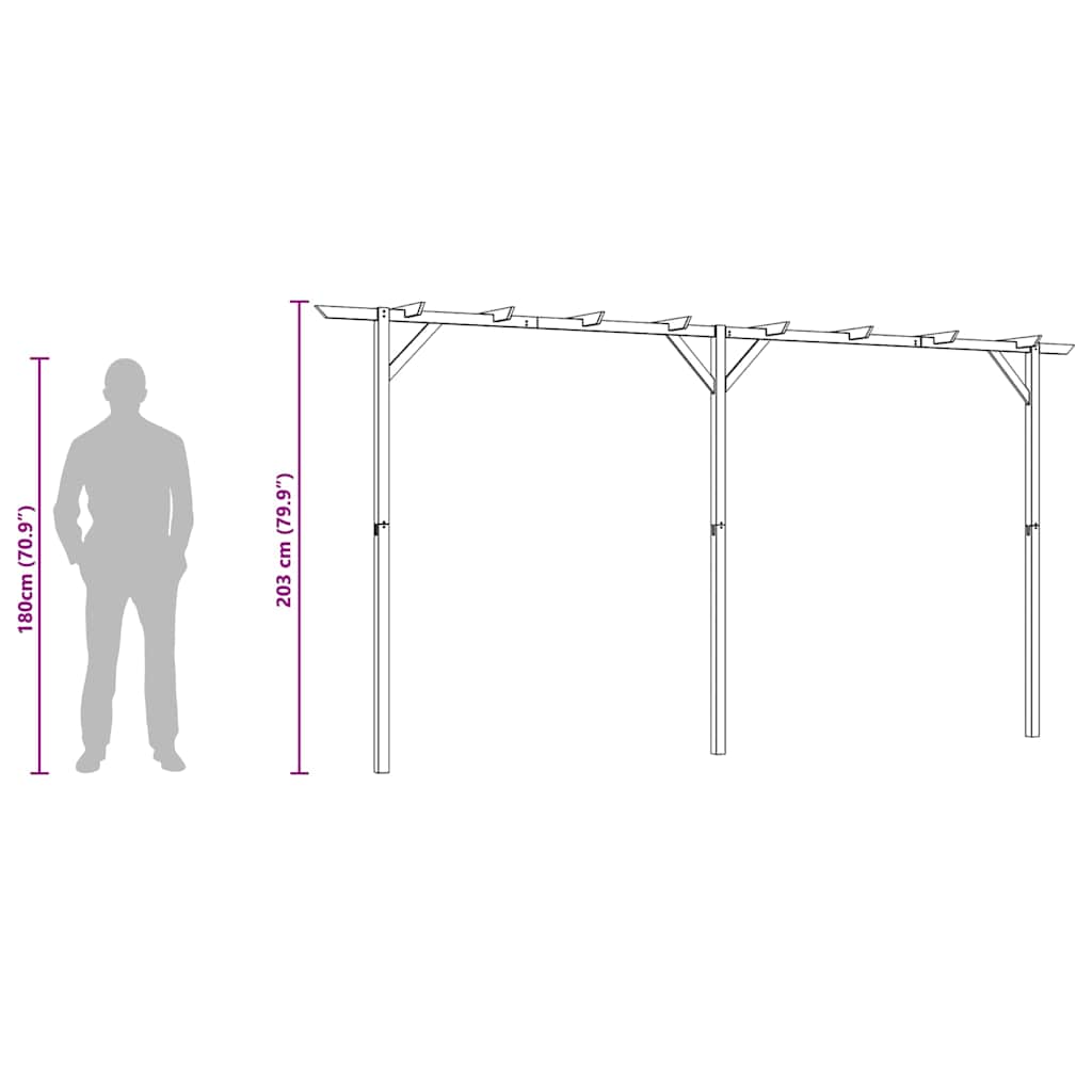 Image of Wooden Pergola, Garden Pergola With Planter, Freestanding Pergola, Wooden Garden Pergolas