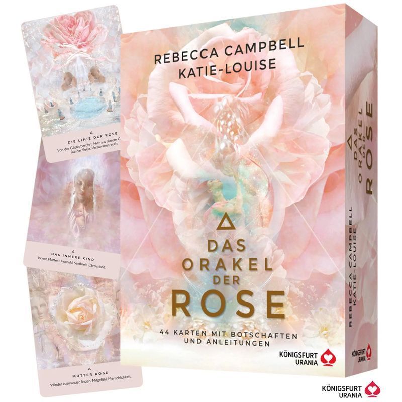 Image of The Oracle Of The Rose - 44 Cards With Messages And Guidance - Rebecca Campbell - Book - 144 Pages - German - 2022 - Königsfurt Urania - Ean 9783868267945