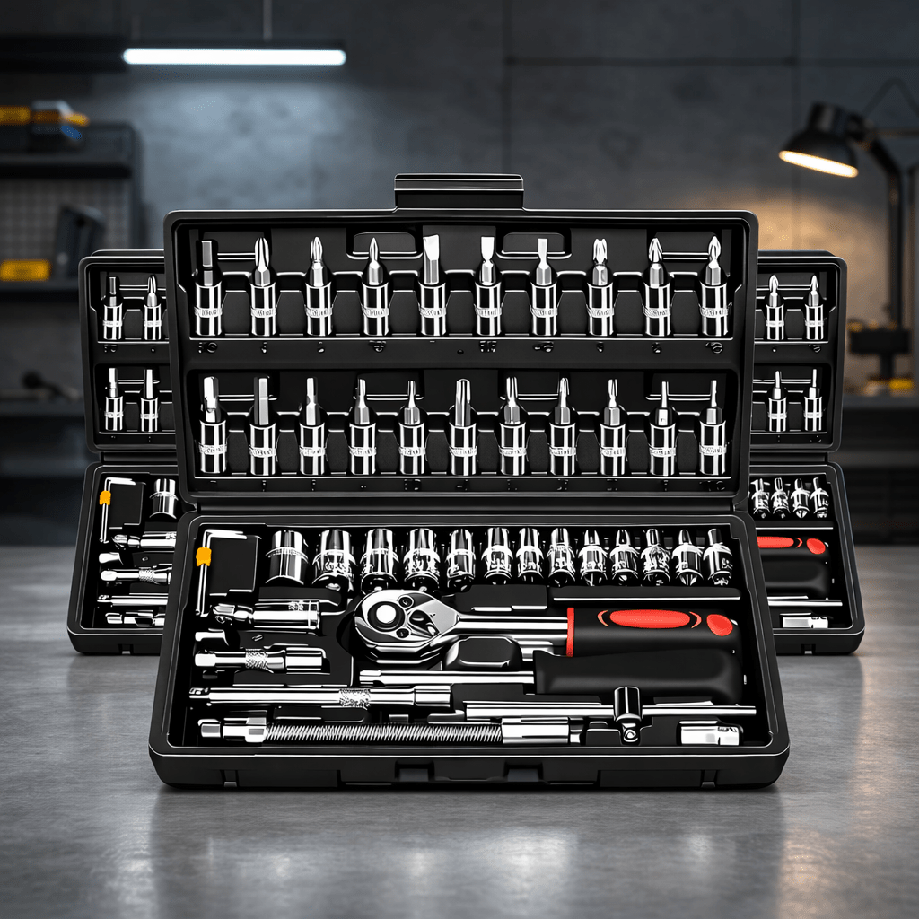 45pcs Heavy-Duty Stainless Steel Tool Set