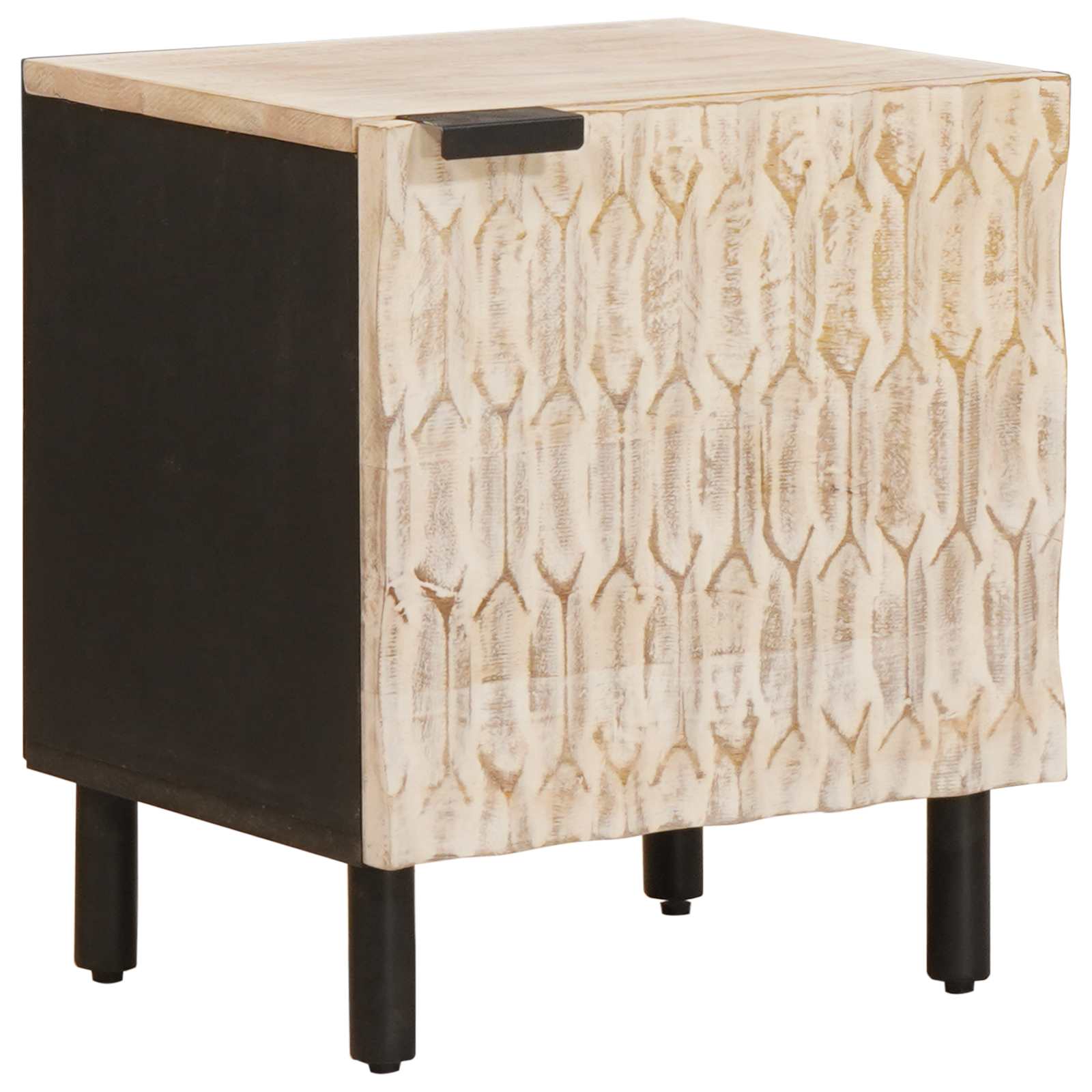 Image of Vidaxl Nightstand Wooden Nightstand Mango Wood Table Bedroom Furniture Article For Living Room Design Compact Closet Bedroom Essentials Holder Storage Furniture Stylish Table Solid Wood Storage