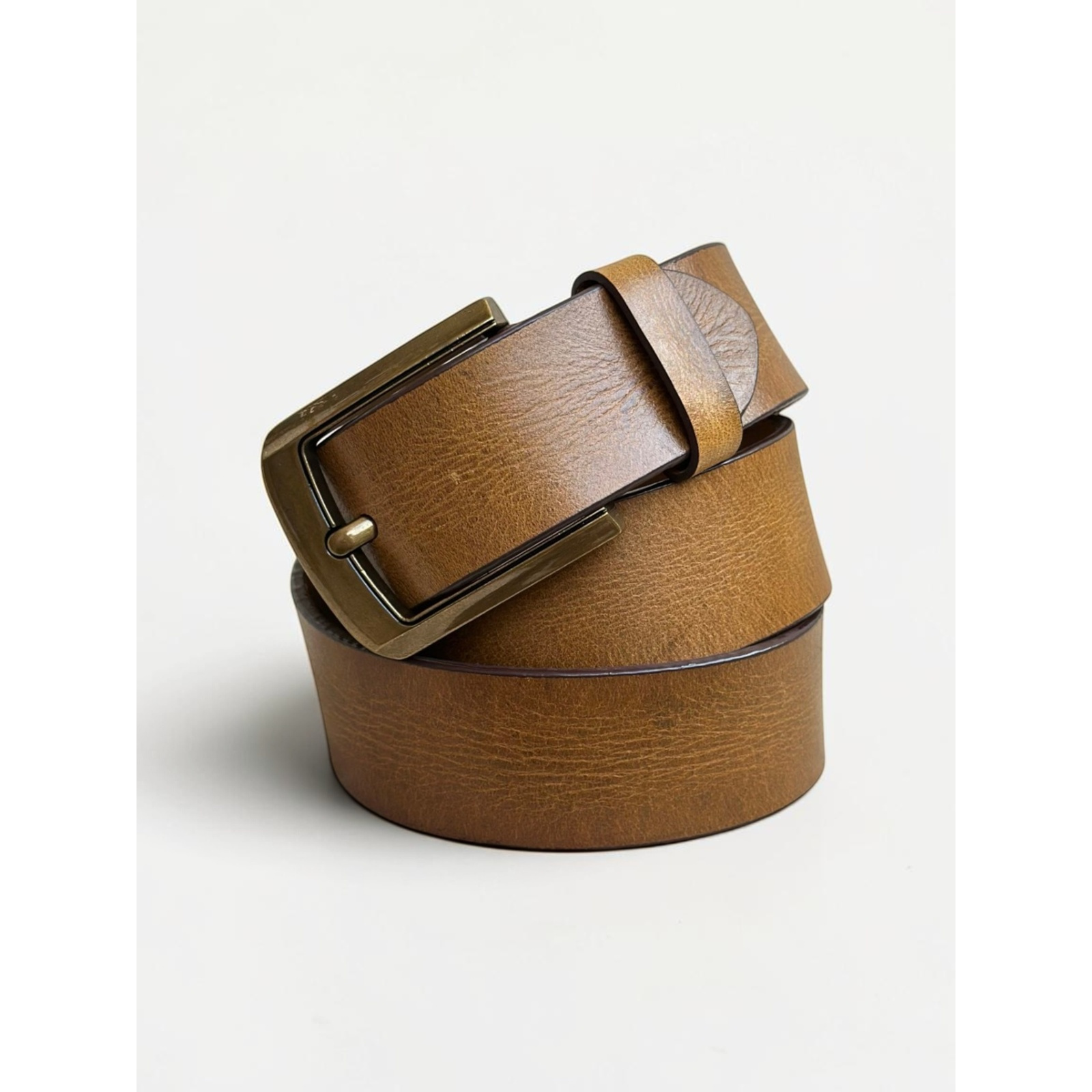 Men's Textured Heritage Belt Full Grain Leather