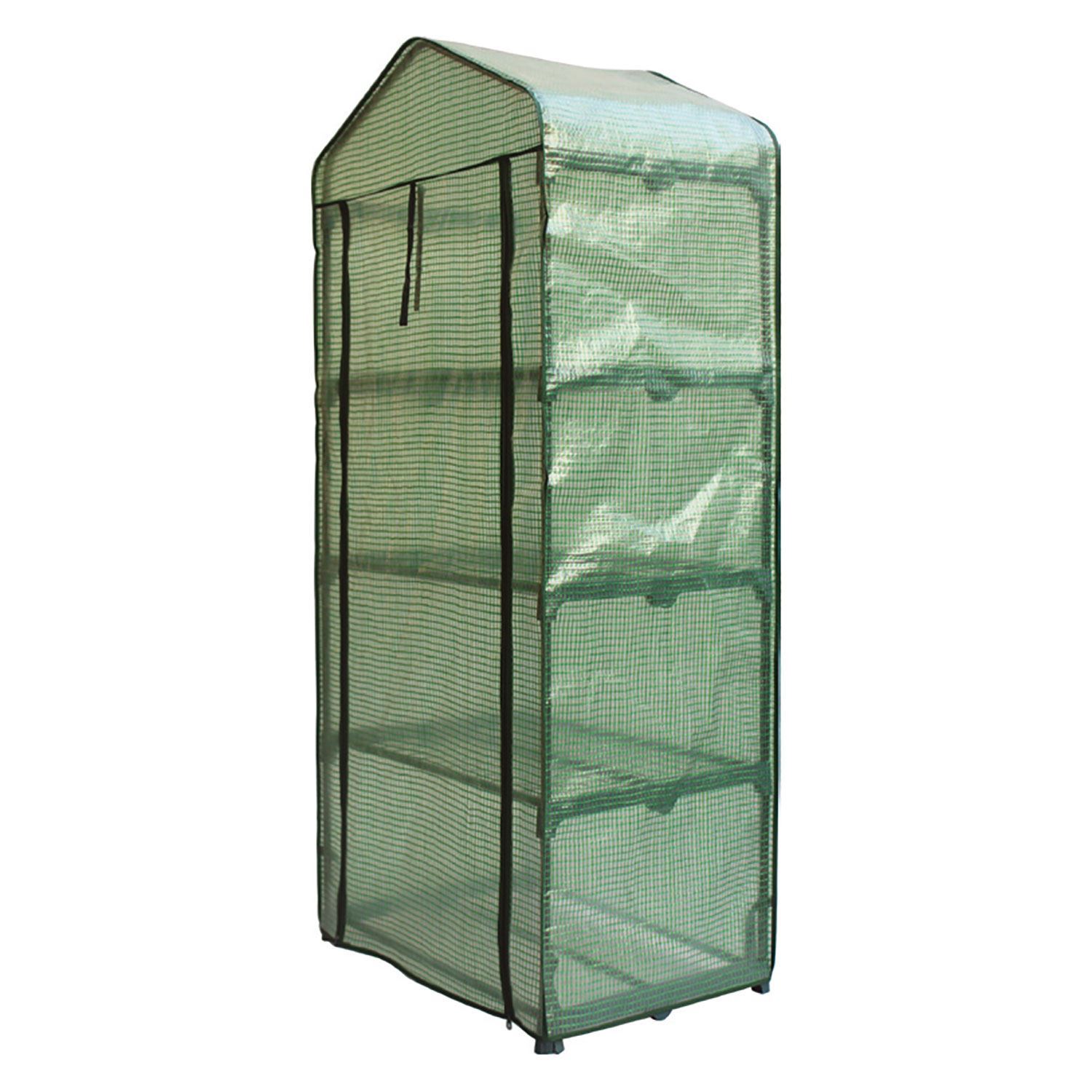 TEMU Clear Pe Mini Greenhouse Replacement Cover – 4-tier Pop-up Shell For Seedlings, Herbs & Potted Plants