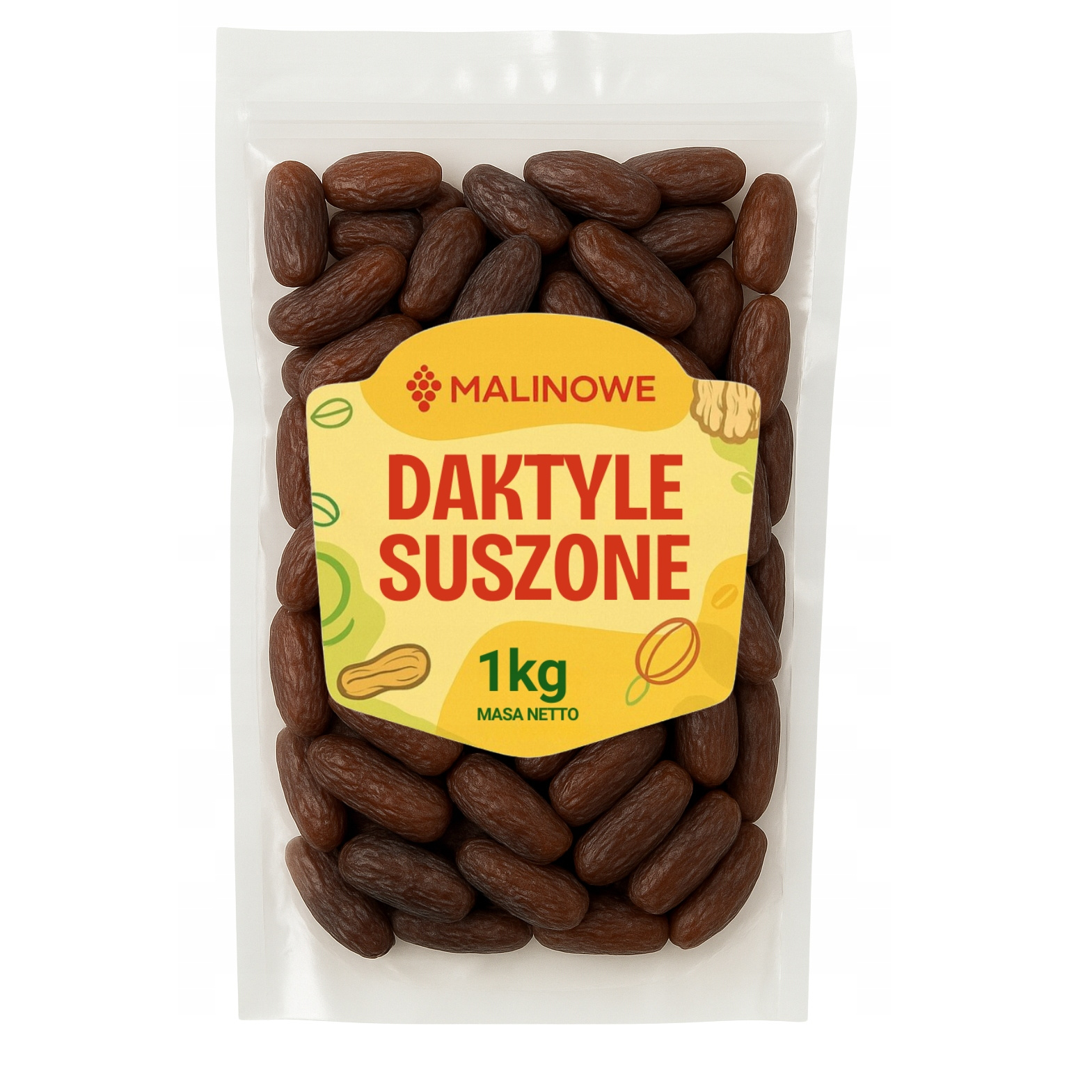 Dried Dates 1kg, Pitted Dried Dates, Premium Quality