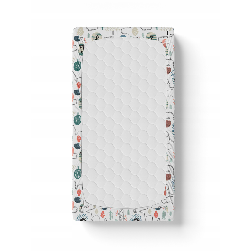 Ankras Pamučna Plahta s Gumicom za Krevetić 120x60cm Dizajn Ždretaša - Premium Kvaliteta, Izrađeno u Poljskoj, Prozračno, Izdržljivo za Dječju Posteljinu