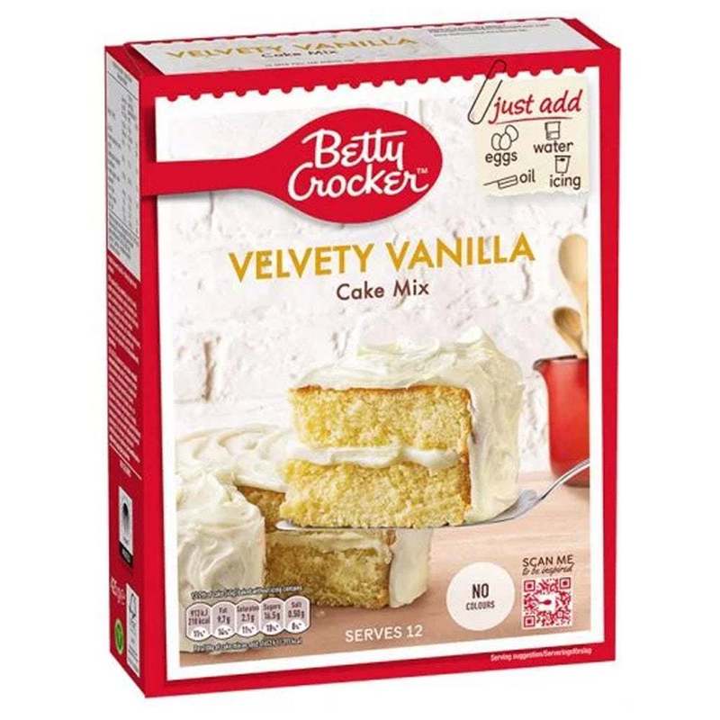 Image of Betty Crocker Velvety Vanilla Cake Mix 425g