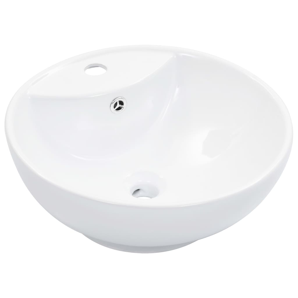 Image of Vidaxl Basin Washbasin Bathroom Sink Bath Basin Utility Sink Wash Bowl Wash Bowls Bath Bath Wash Stations Washstand