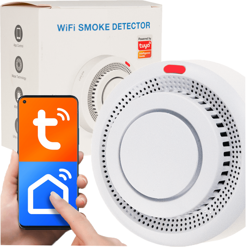 TEMU Wireless Smoke Detector Fire Alarm Sensor