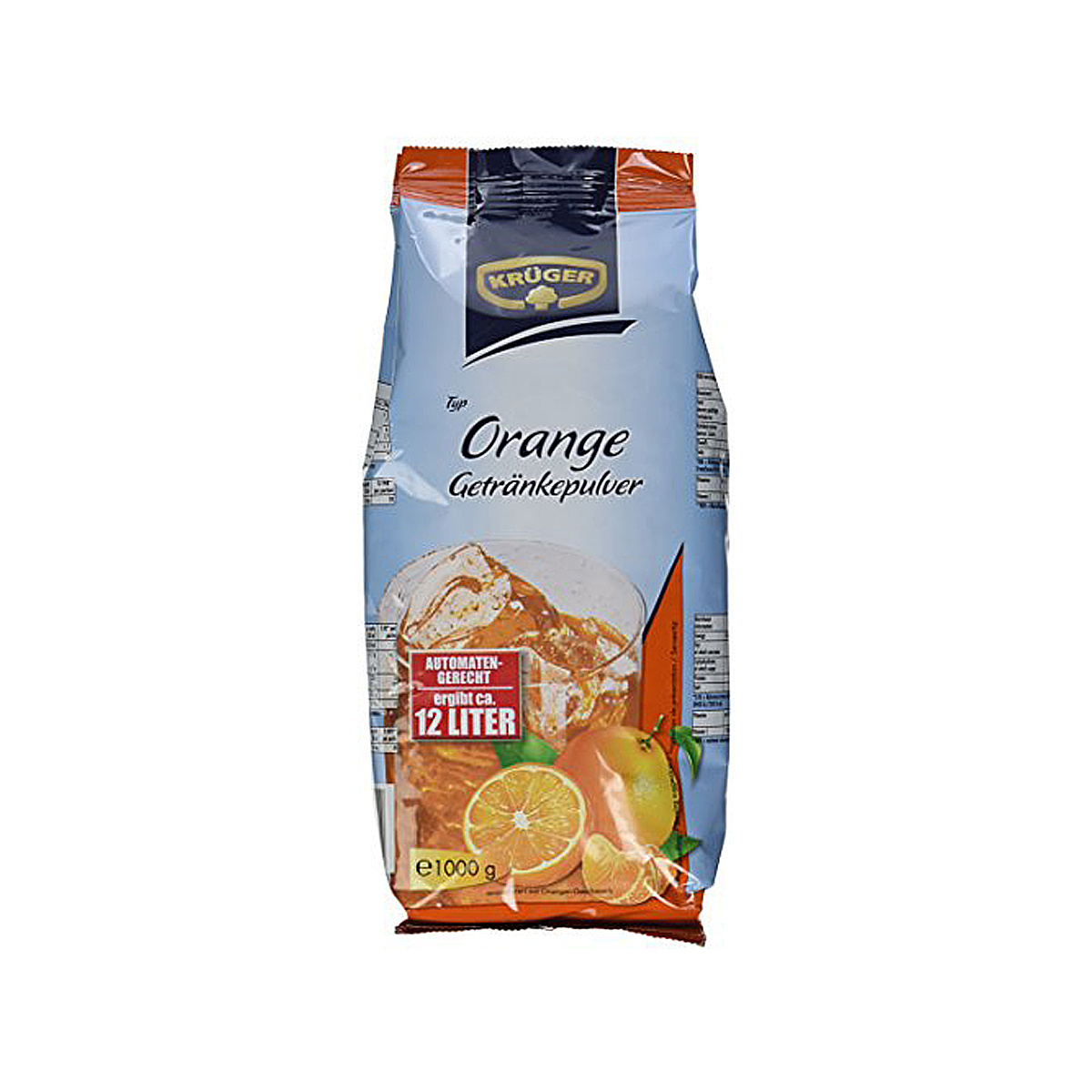 Image of Krüger Family Orange Fruit Drink Powder 1000g, Vending Machine Compatible