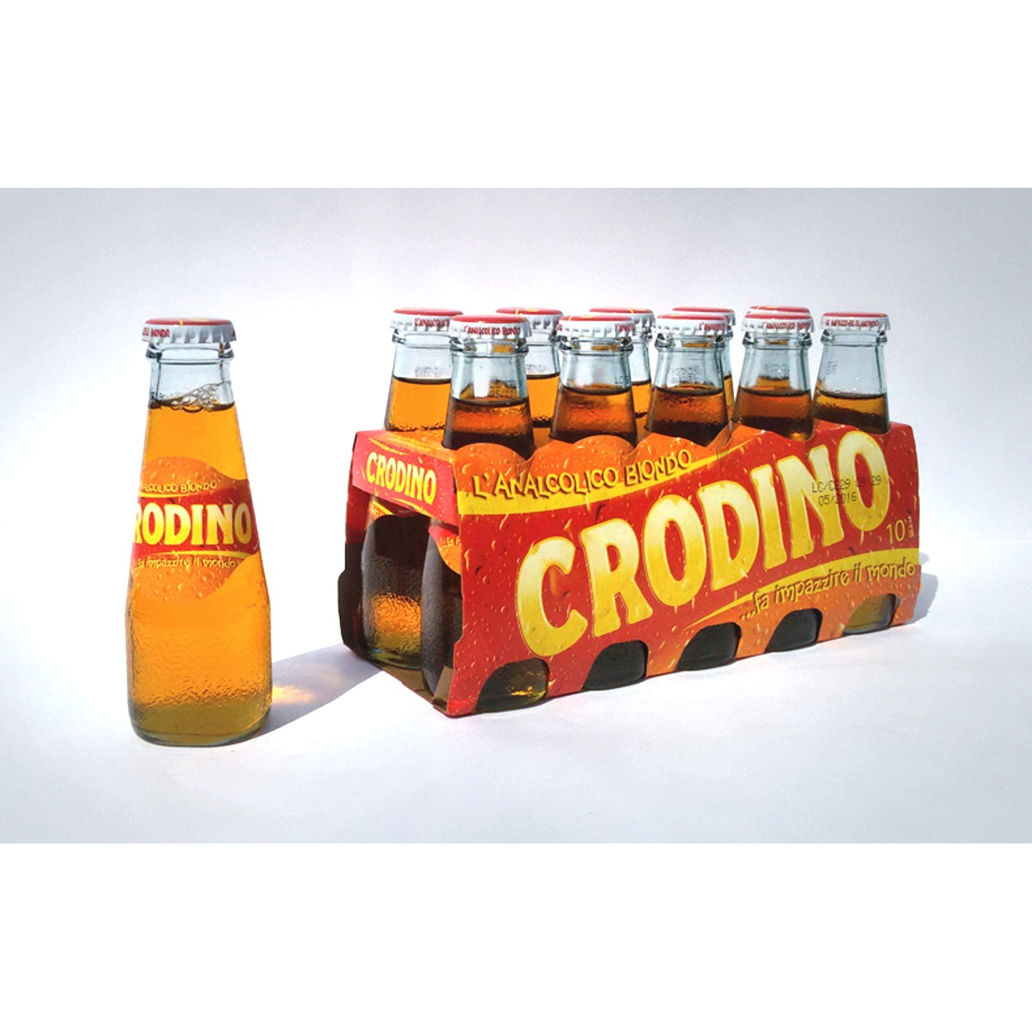 Crodino 10 X 100ml - Sanpellegrino Non-alcoholic Aperitif