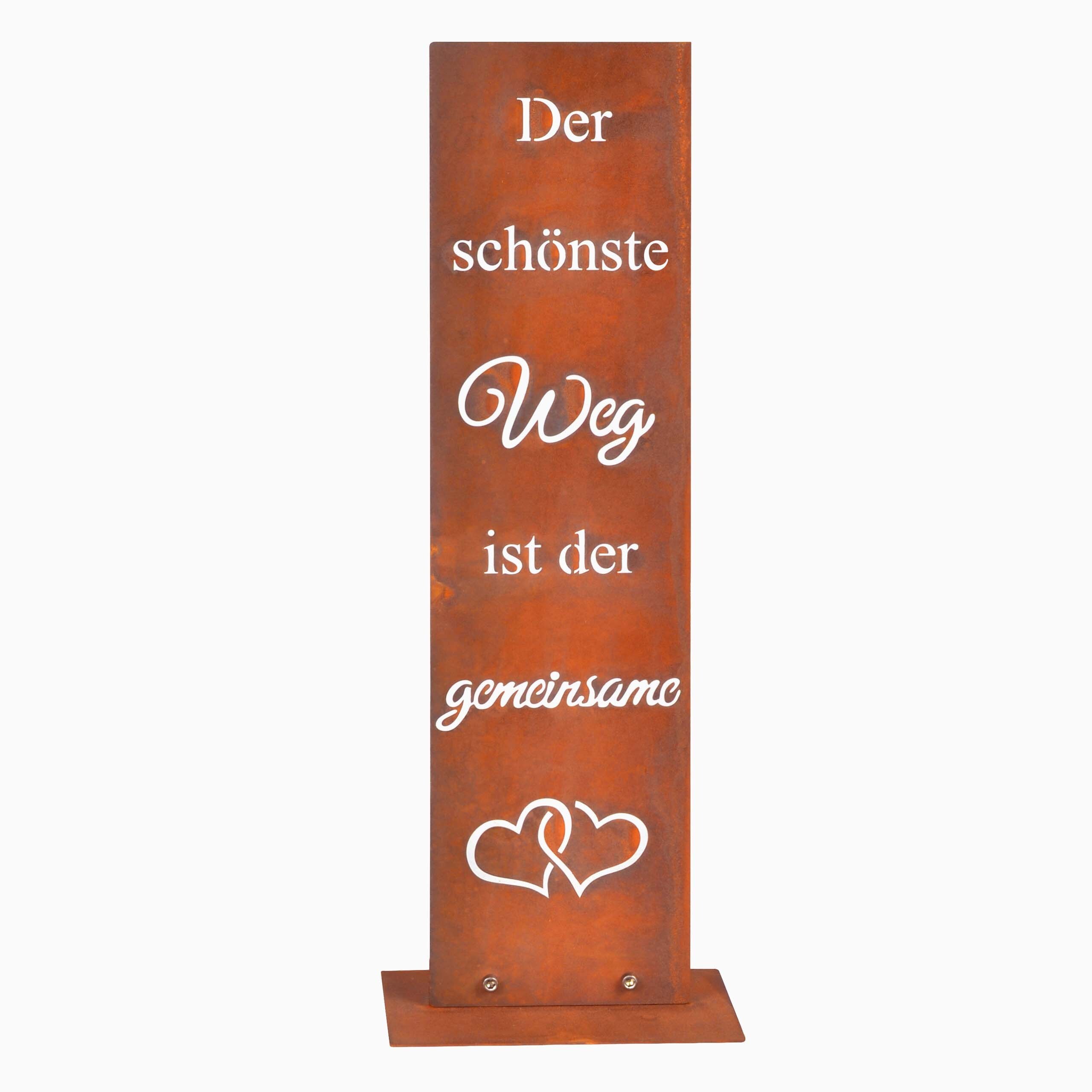 Garden Decoration "the Path" In Brown - (w)20 X (h)55 X (d)15 Cm