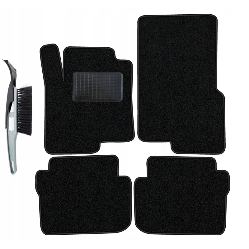 Velour Floor Mats Complete Set Fitting For Smart Forfour I 2004-2006
