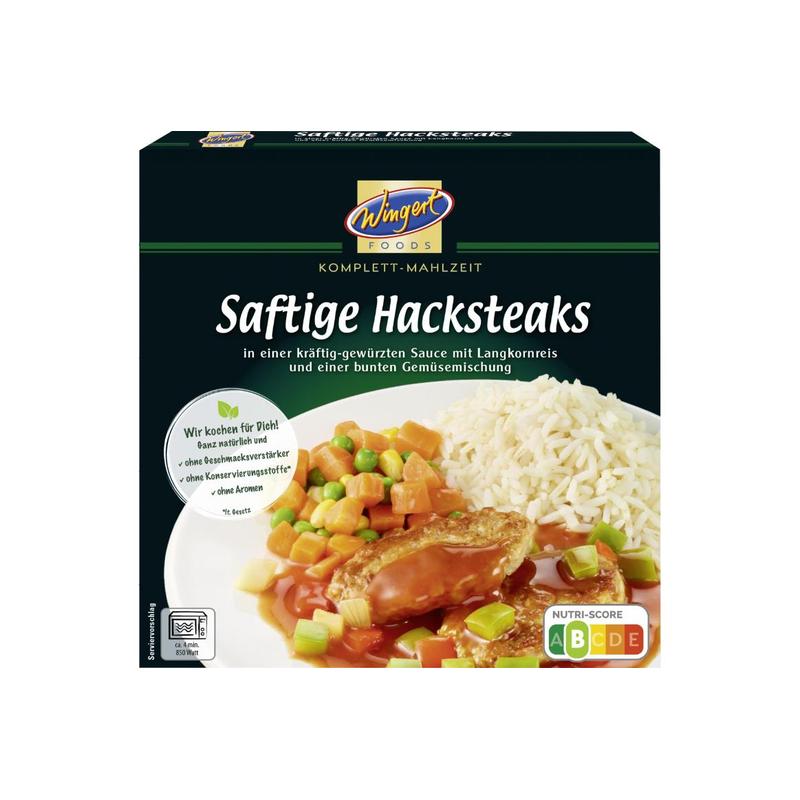 Image of Wingert Foods Juicy Hacksteaks 460g