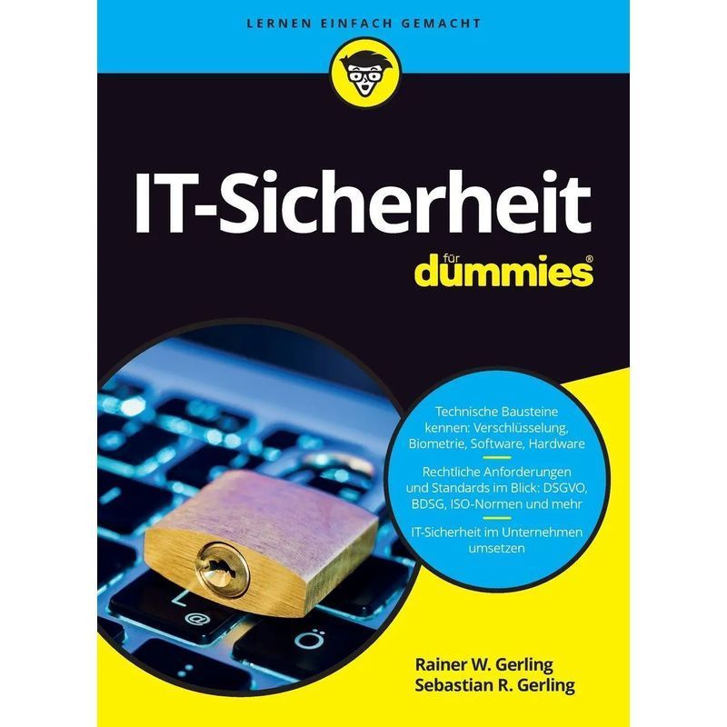 Image of It Security For Dummies - Paperback - Rainer W. Gerling (et Al.) - For Dummies - 384 Pages - German - 2022 - Wiley Vch Gmbh - Ean 9783527718528