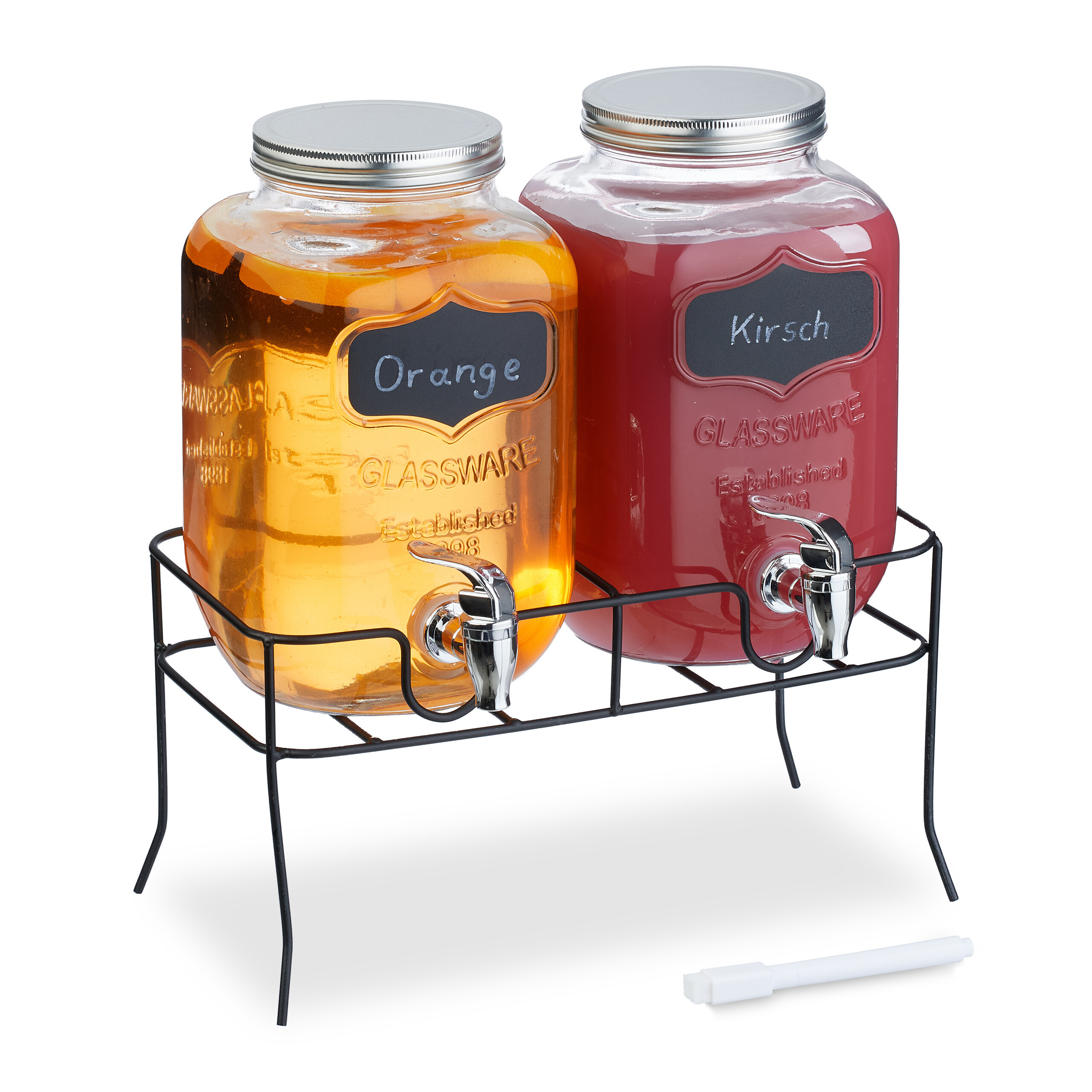TEMU Set Of 2 4l Beverage Dispensers