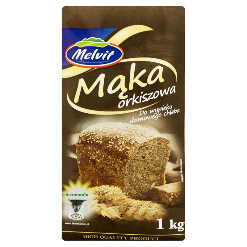 Image of Melveit Spelled Flour For Homemade Bread 1 Kg