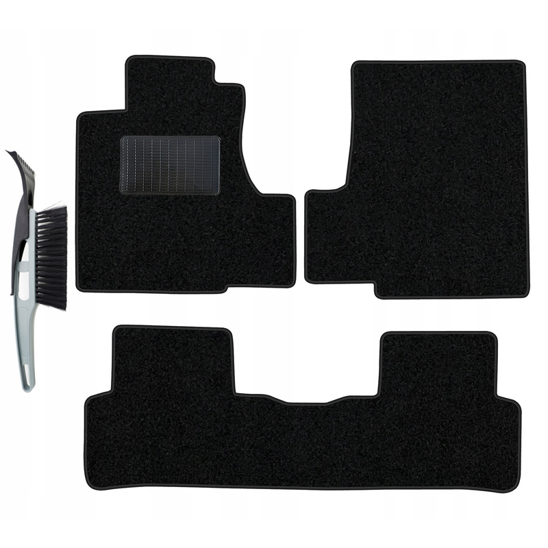 Image of Velvet Car Mats Set Compatible With Iii 2007-2011