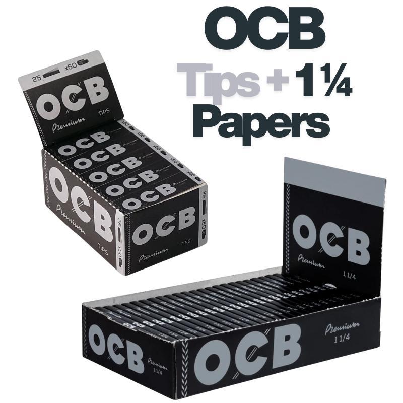 Ocb 1 1/4 Papers + Ocb Tips Im Set