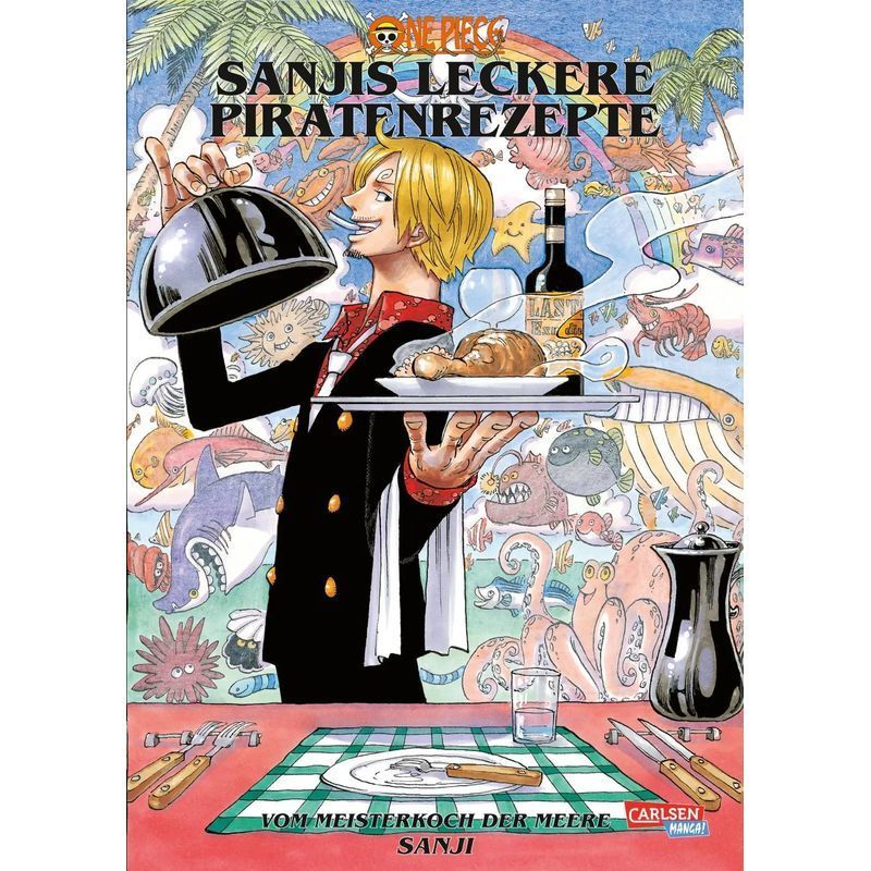 Image of 1 Piece Sanji's Delicious Pirate Recipes - Book - Eiichiro Oda - 1 Piece - 96 Pg. - German - 2020 - Carlsen Verlag Gmbh - Ean 9783551751805