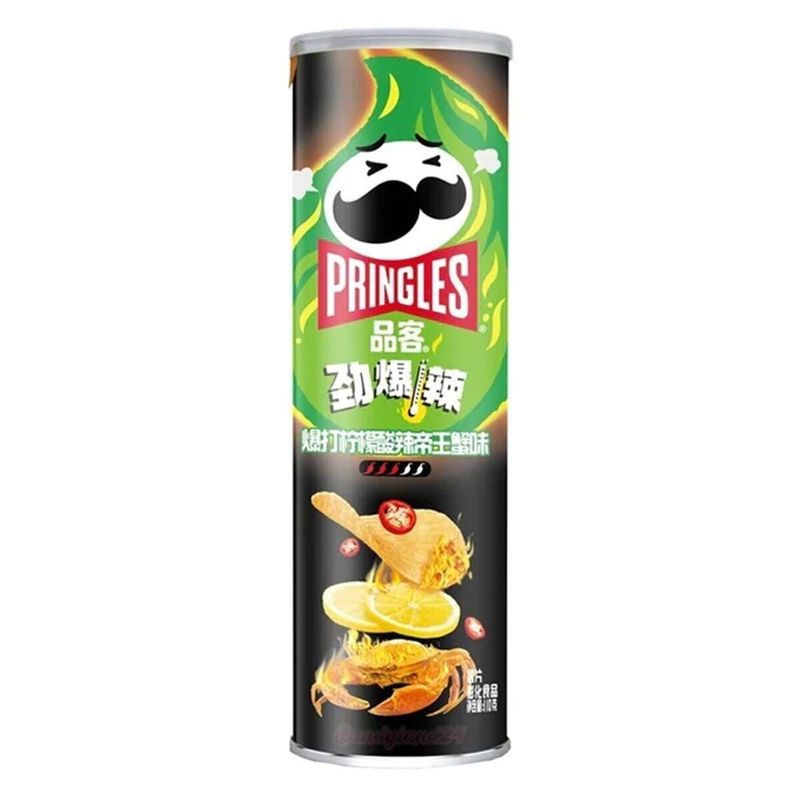 Image of Pringles Super Hot Chili Lemon Crab 110g
