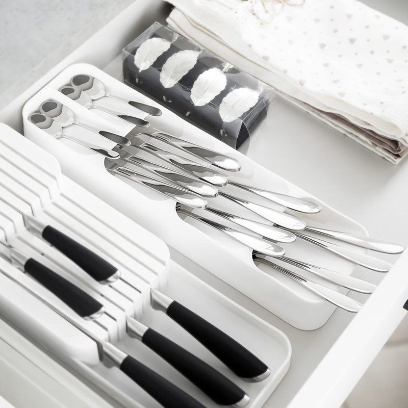 White Cutlery Tray Insert 39x11.5 Cm