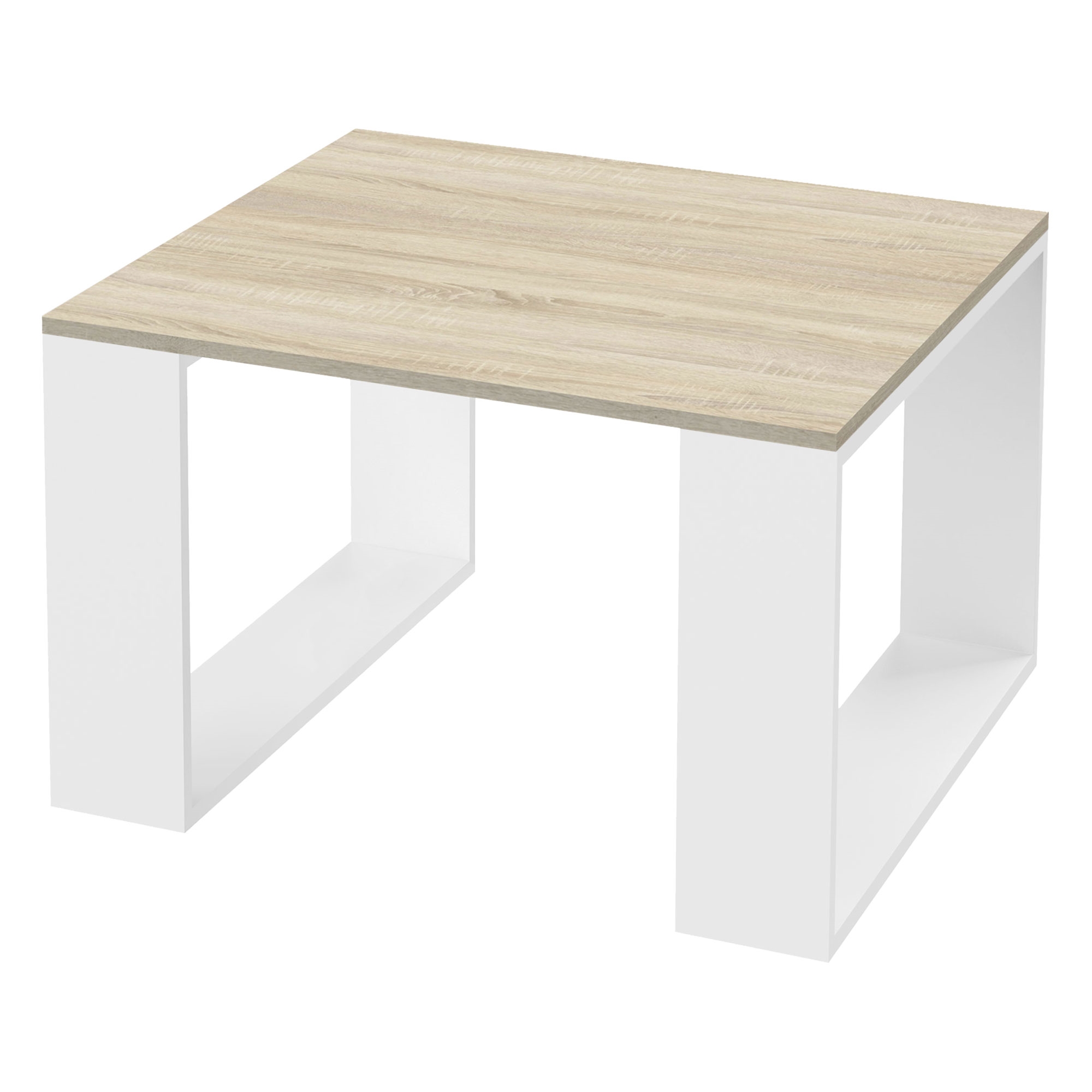 Ml-design Coffee Table 65x65x40 Cm, Sled Legs, Room Table, Side Table Ideal For Living Room And Office, Coffee Table, Sofa Table For Tea And Coffee