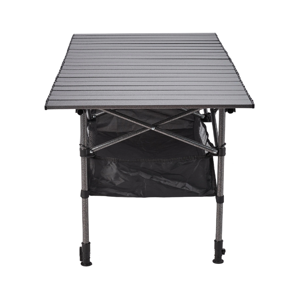Adjustable Height Folding Portable Coffee Table for Outdoor Use