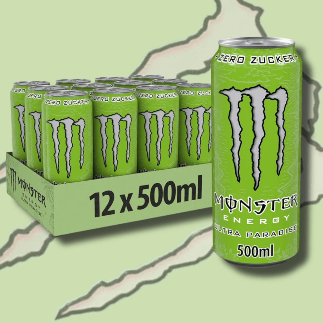 12x Monster Energy Ultra Paradise - 0 Sugar, 330ml | Caffeinated Energy Drink
