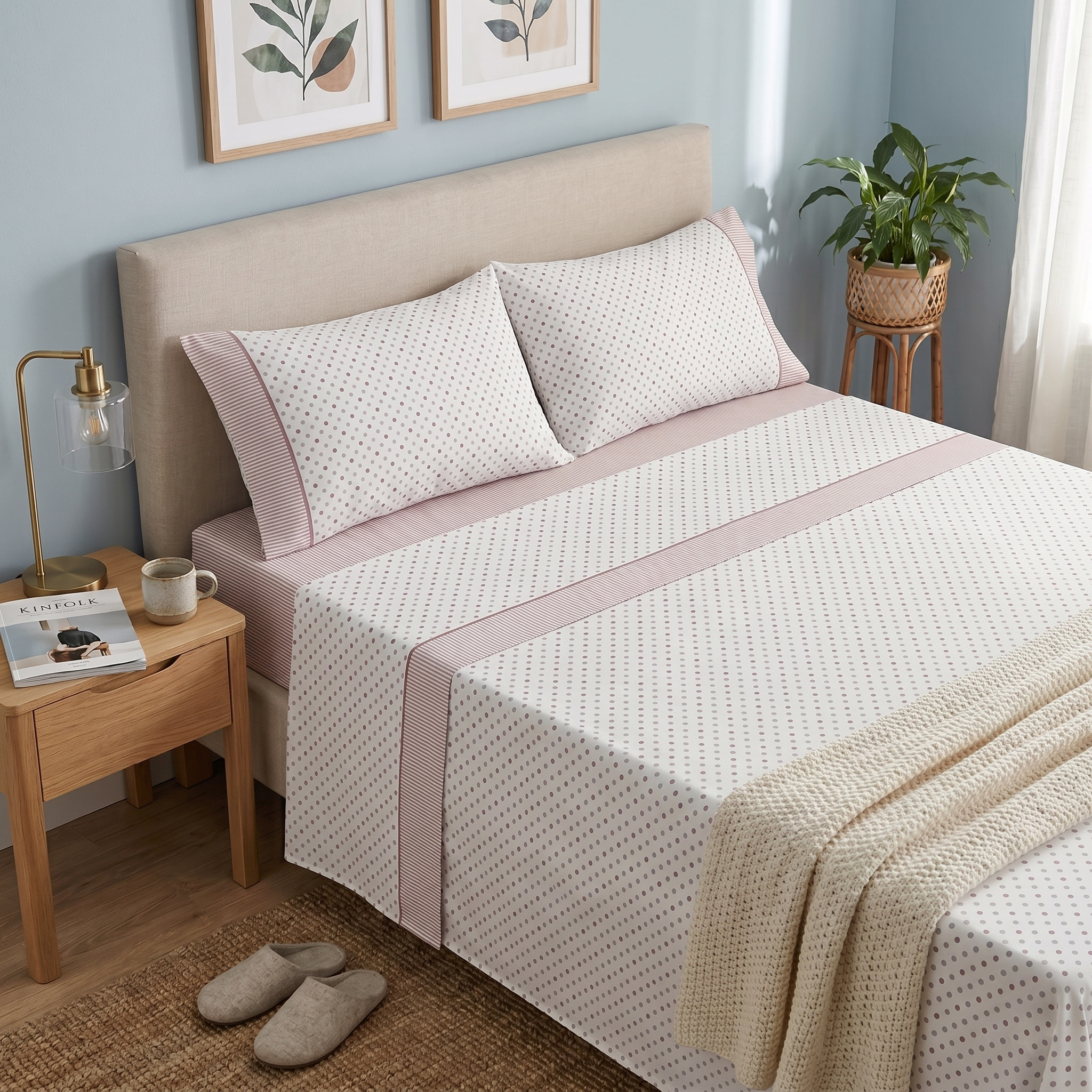 TEMU Juego de Sábanas de 3/4 Piezas, Juego de Cama Estampado, Tejido y Transpirable, Sábanas Cómodas para Todas , Disponible en 90×190, 105×190,