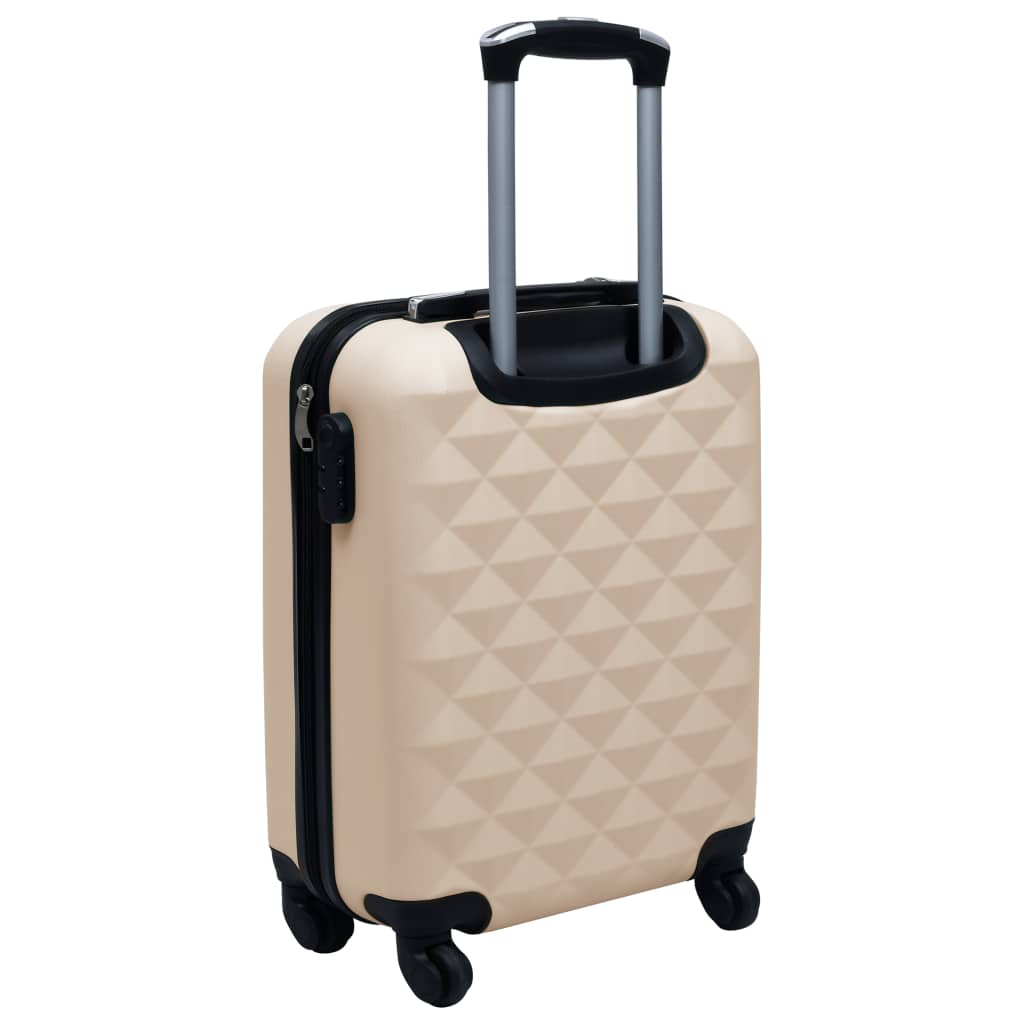 Mayfair Hardcase Trolley with Security Lock, Gold