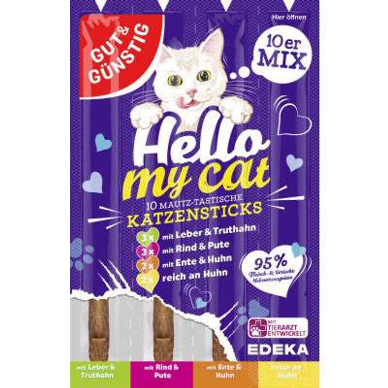 5 Times Good & Cheap Cat Sticks Mix 10pcs 50g (5x50g)